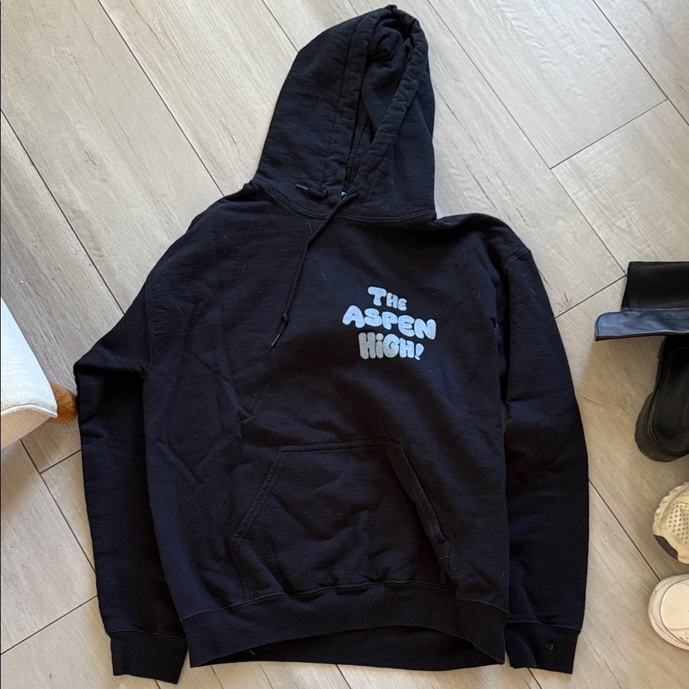 Black Aspen High Hoodie